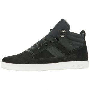 Adidasi Skate Barbati Supra Bandit Mid-High Negrii | GISLV6785