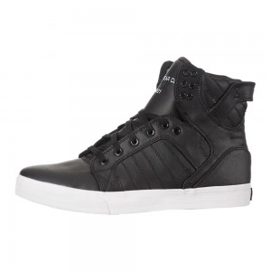 Inalti Barbati Supra SkyTop Negrii | WZYVD7410