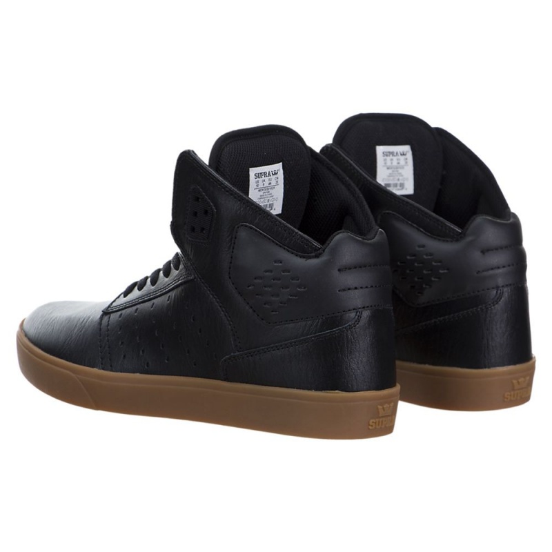 Adidasi Skate Barbati Supra Atom Negrii | MXIPD2156