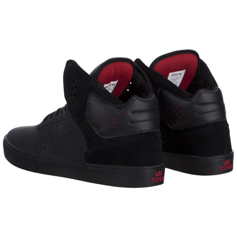 Adidasi Skate Barbati Supra Atom Negrii | OFIUQ6405