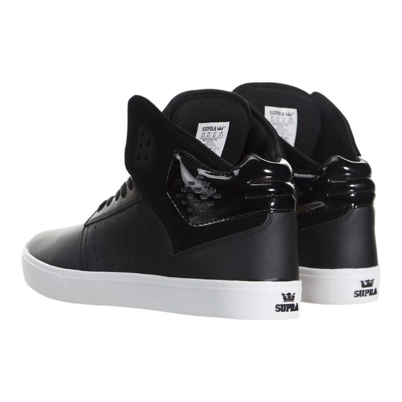 Adidasi Skate Barbati Supra Atom Negrii | IEGLC4612