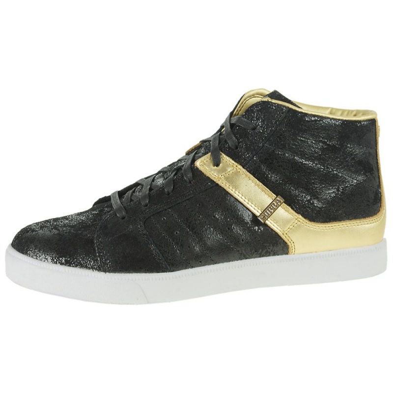 Adidasi Skate Barbati Supra Indy NS Negrii Aurii | OZWGX0183