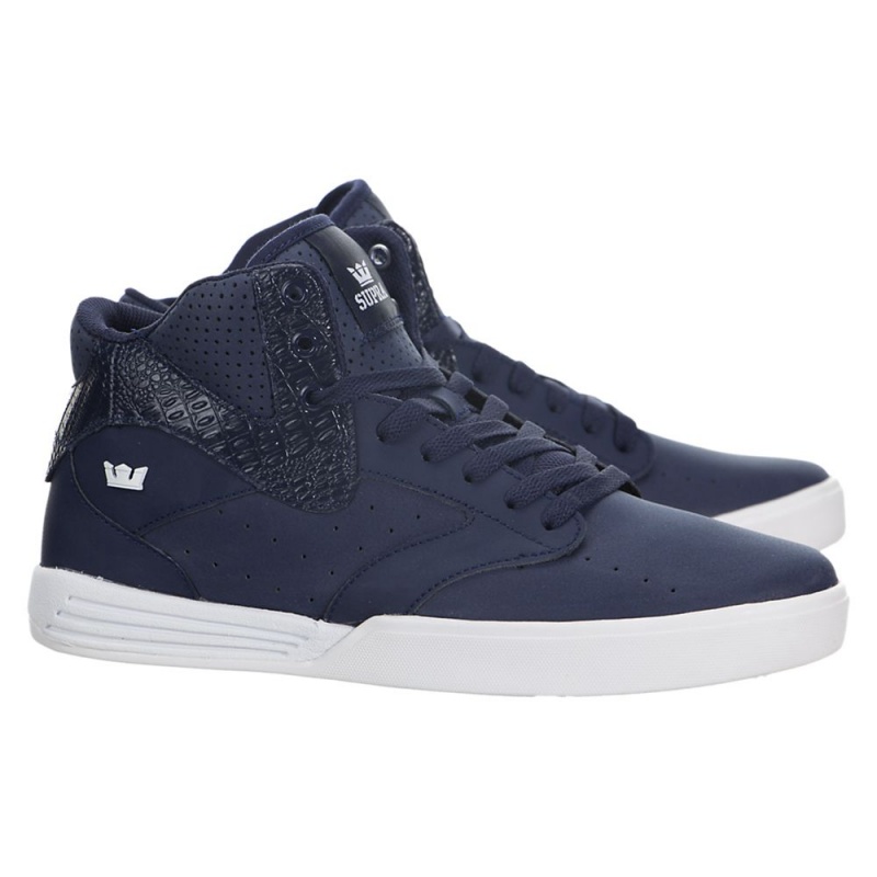 Adidasi Skate Barbati Supra Khan Bleumarin | SRPBO5879