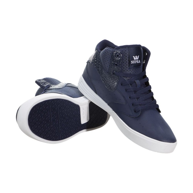 Adidasi Skate Barbati Supra Khan Bleumarin | SRPBO5879