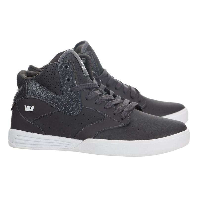 Adidasi Skate Barbati Supra Khan Gri | RSCPU0385