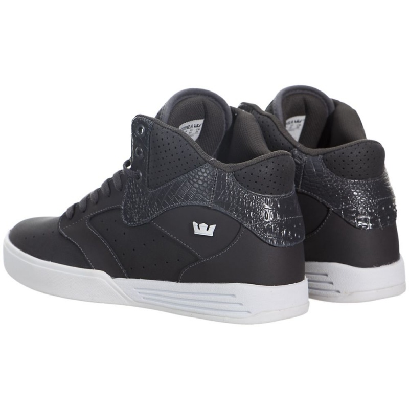 Adidasi Skate Barbati Supra Khan Gri | RSCPU0385