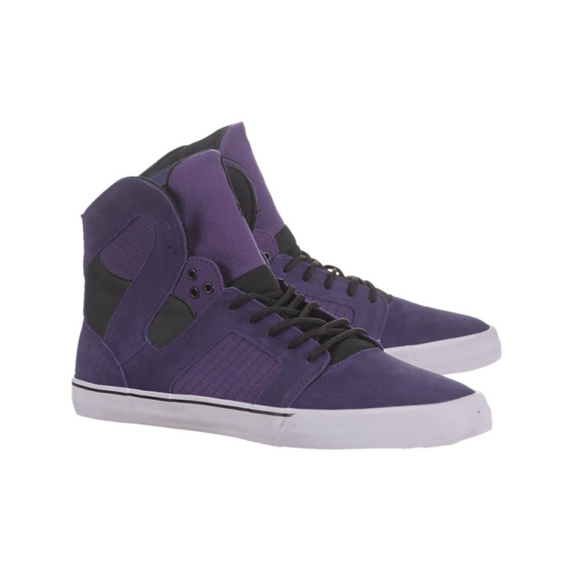 Adidasi Skate Barbati Supra Pilot Violet | MJDAQ8356