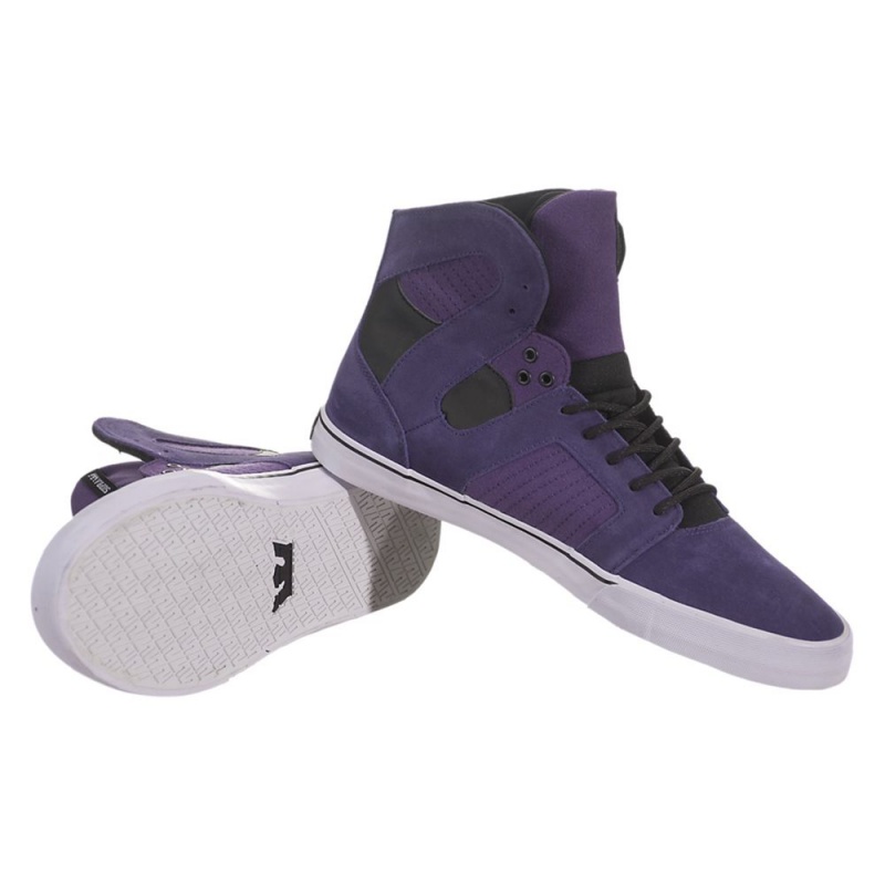 Adidasi Skate Barbati Supra Pilot Violet | MJDAQ8356