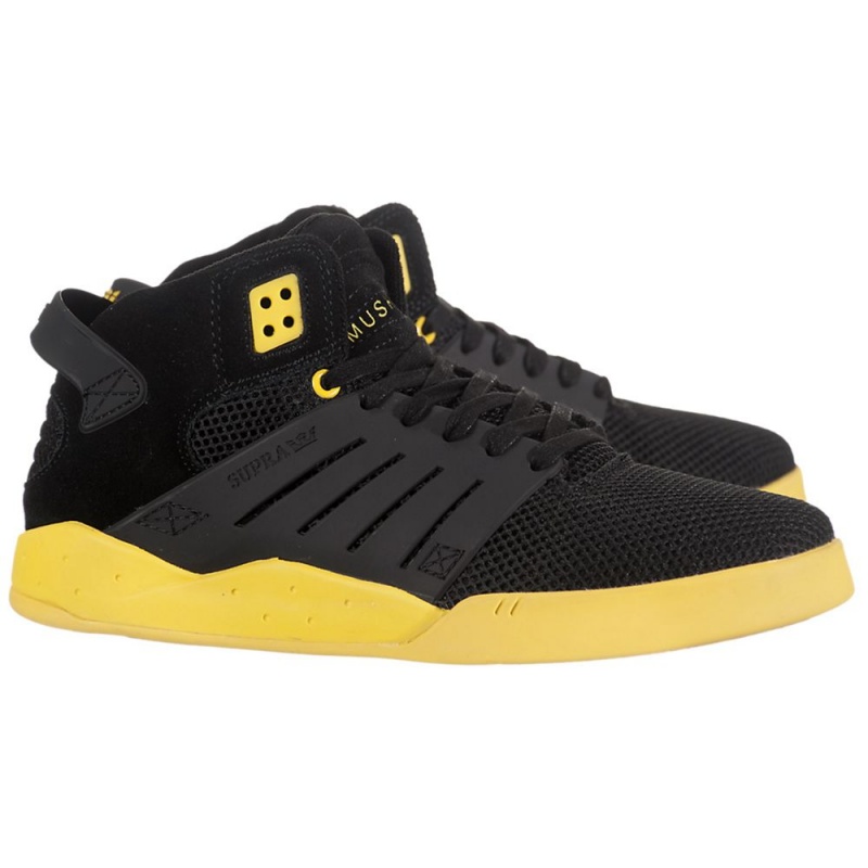 Adidasi Skate Barbati Supra SkyTop III Negrii | TKGSB8794