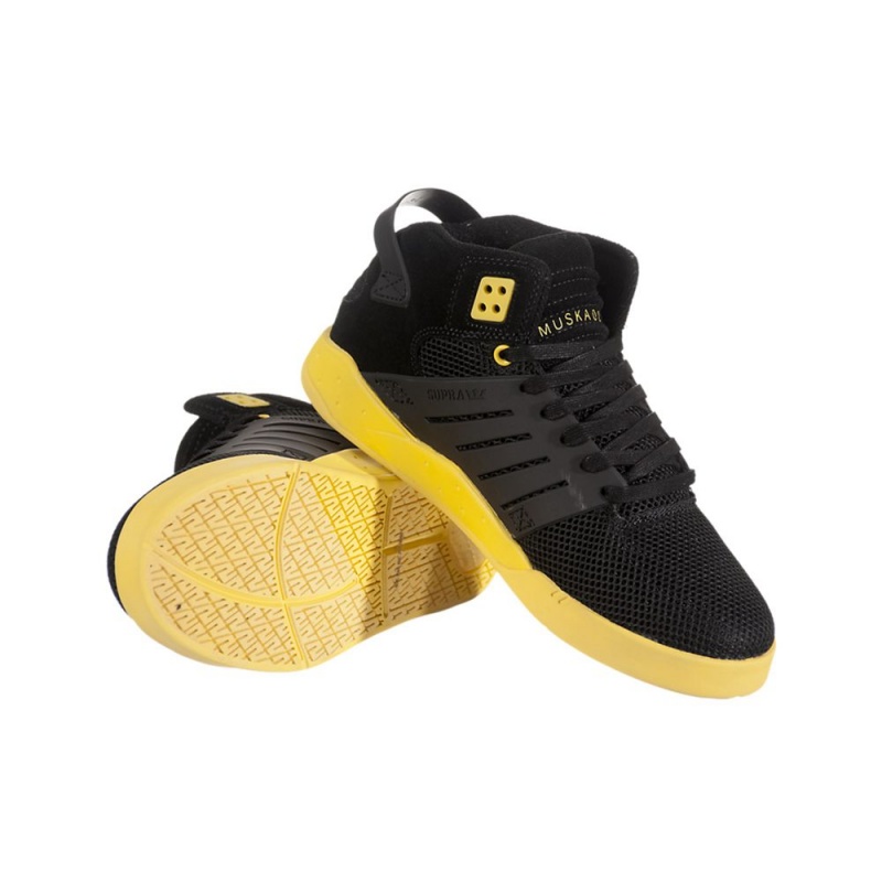 Adidasi Skate Barbati Supra SkyTop III Negrii | TKGSB8794