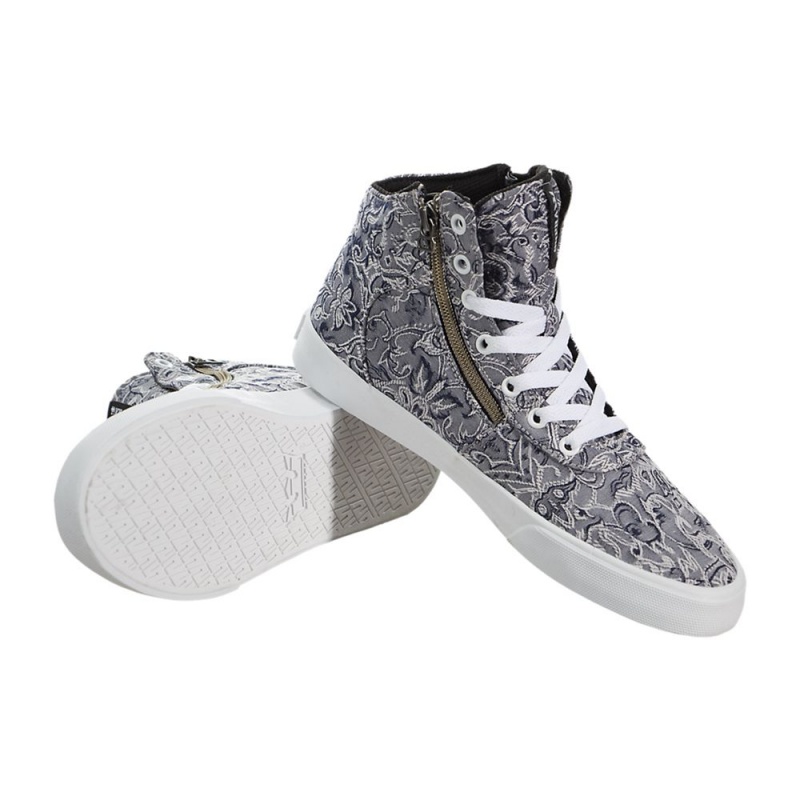 Adidasi Skate Dama Supra Cuttler Gri | MDPNE7930