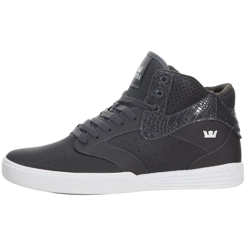 Adidasi Skate Dama Supra Khan Gri | PLIWK6751