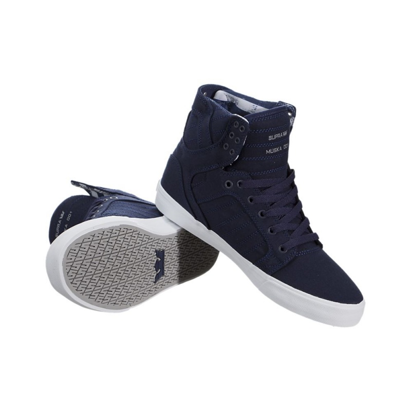 Inalti Barbati Supra SkyTop Bleumarin | PWUTD4123