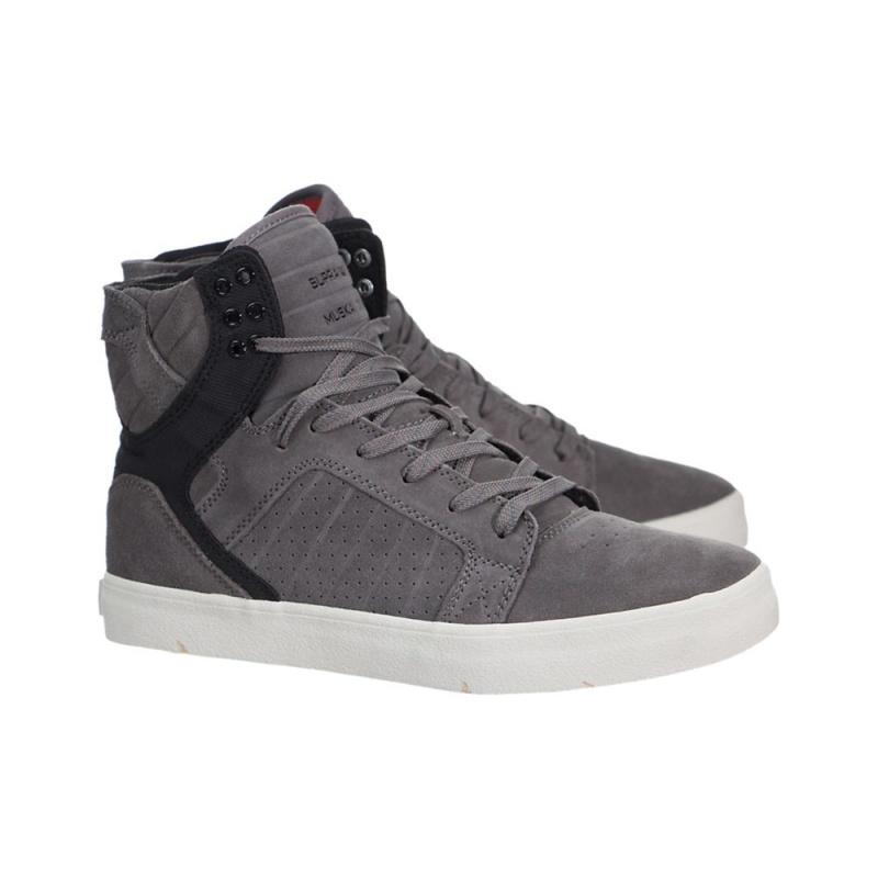 Inalti Barbati Supra SkyTop Gri Negrii | MWZHI3091