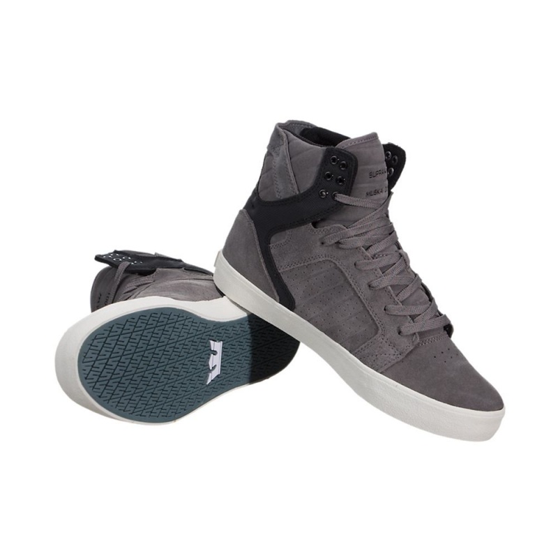 Inalti Barbati Supra SkyTop Gri Negrii | MWZHI3091