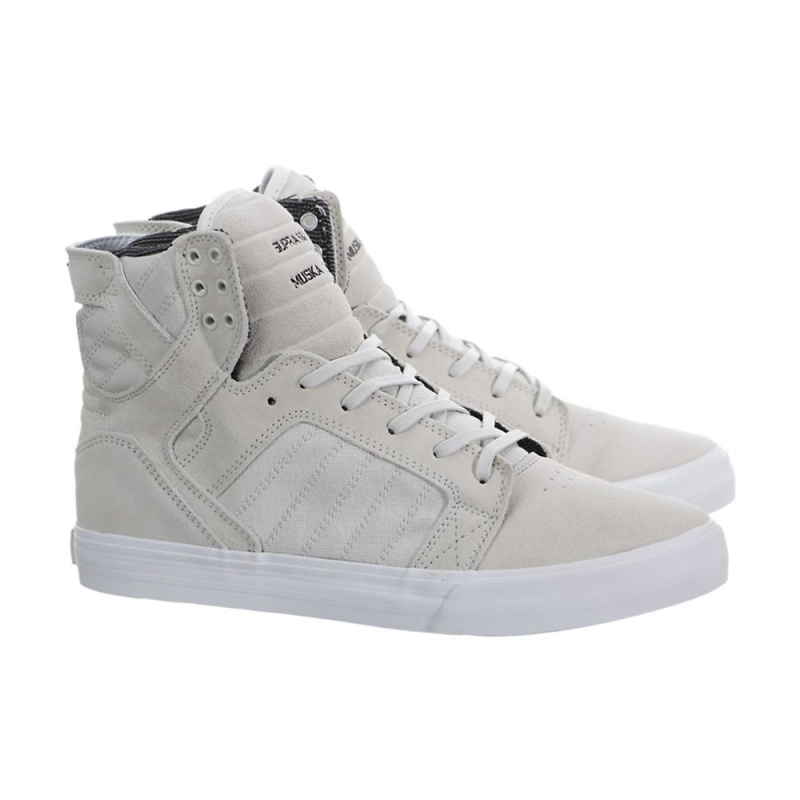 Inalti Barbati Supra SkyTop Gri | CQITZ8791