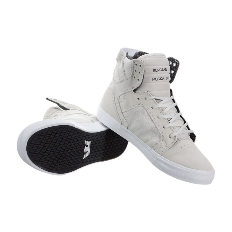 Inalti Barbati Supra SkyTop Gri | CQITZ8791