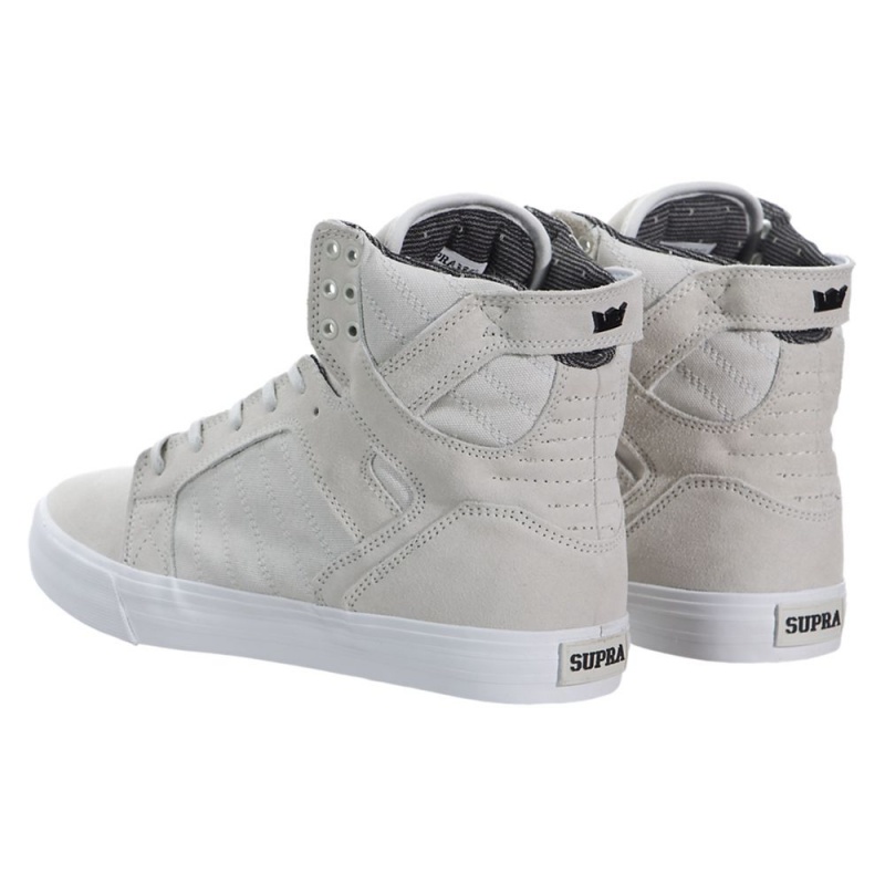 Inalti Barbati Supra SkyTop Gri | CQITZ8791