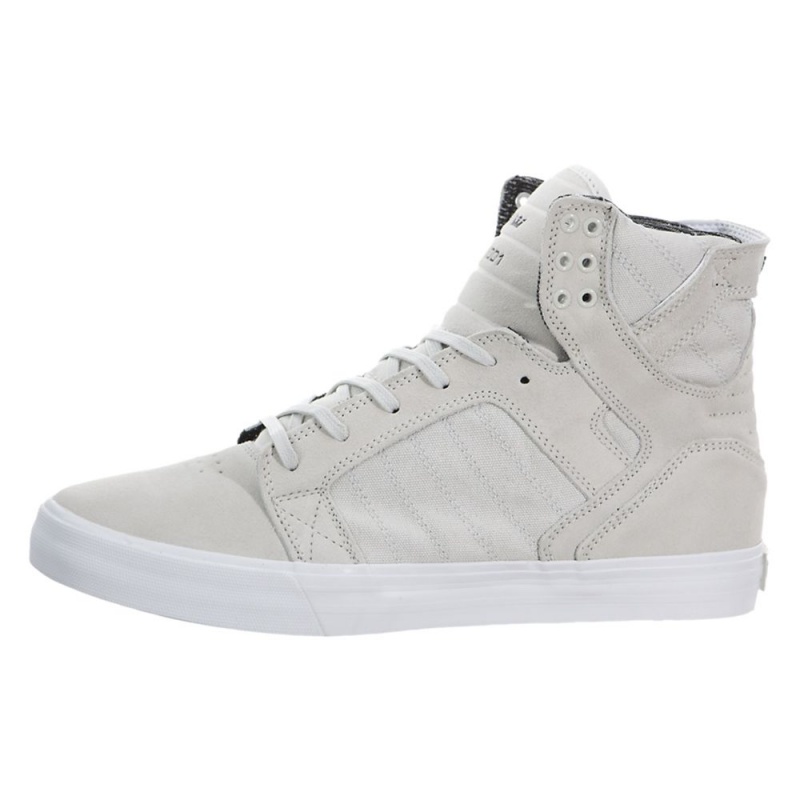 Inalti Barbati Supra SkyTop Gri | CQITZ8791