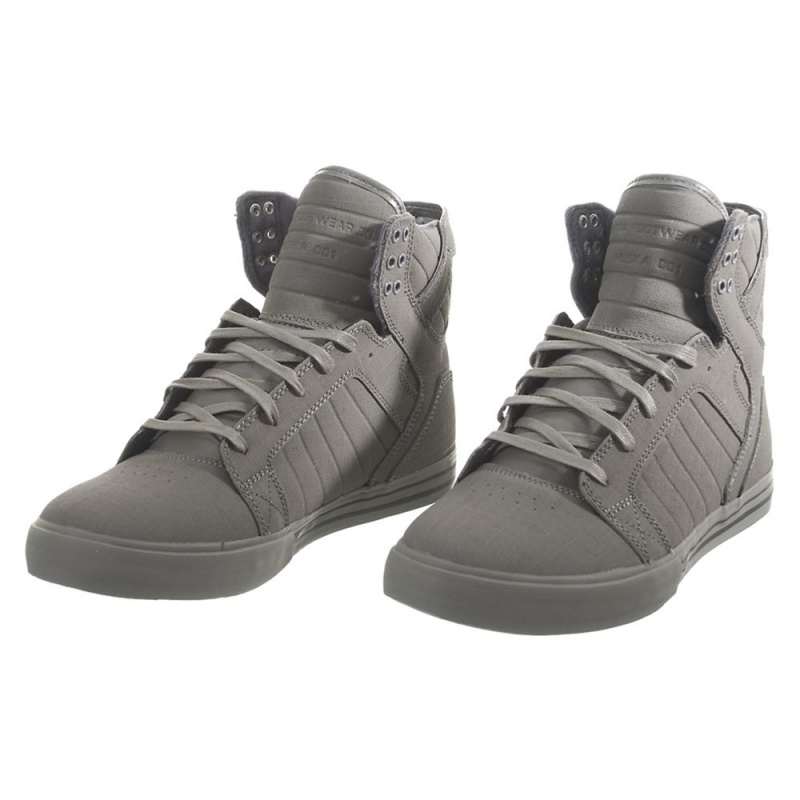 Inalti Barbati Supra SkyTop Gri | DEUGT7264