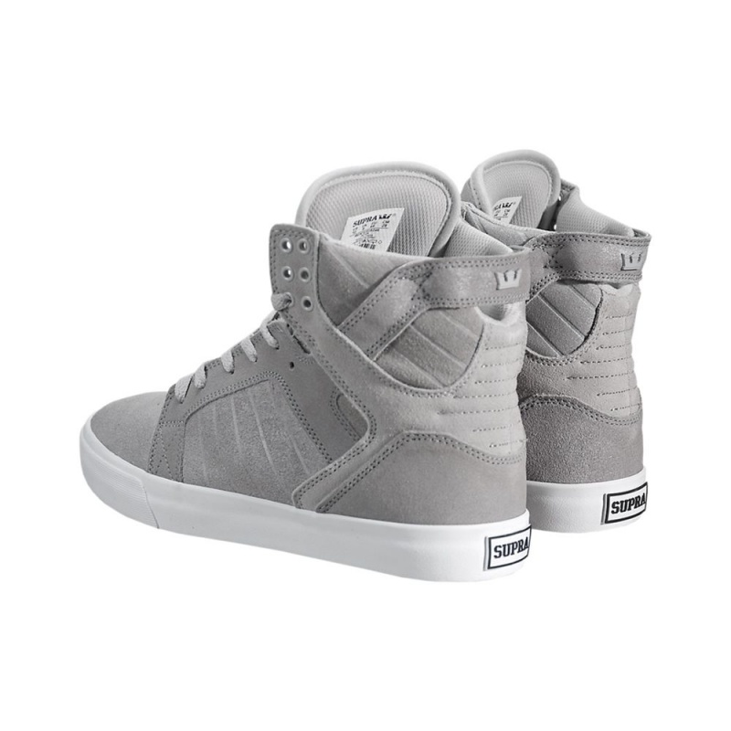 Inalti Barbati Supra SkyTop Gri | SYHJA3947