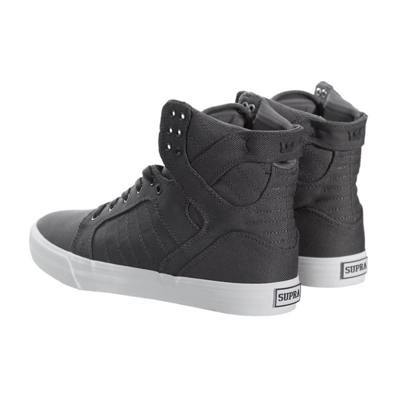 Inalti Barbati Supra SkyTop Gri | ZVIWF0713