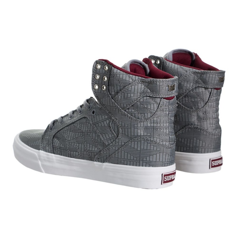 Inalti Barbati Supra SkyTop HF Gri | DRJYW7968