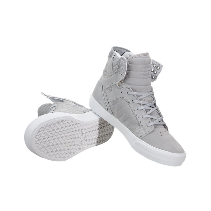 Inalti Barbati Supra SkyTop HF Gri | SQCVF9712