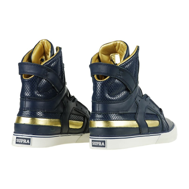 Inalti Barbati Supra SkyTop II Bleumarin Aurii | UGIXN8315