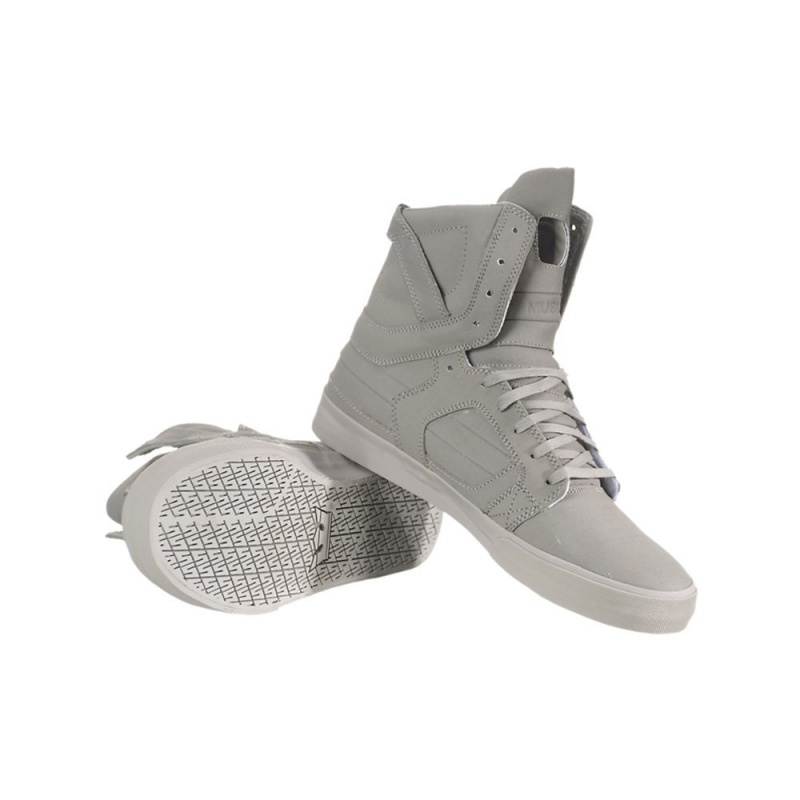 Inalti Barbati Supra SkyTop II Gri | RTUIK0781