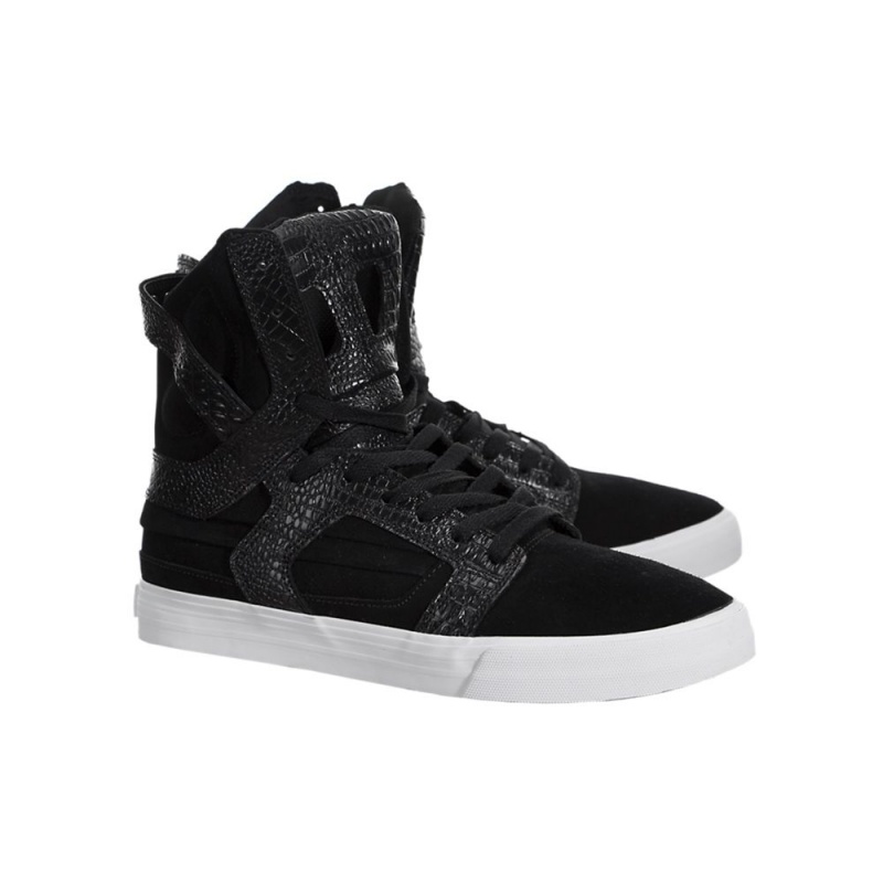 Inalti Barbati Supra SkyTop II Negrii | FYDIS8354