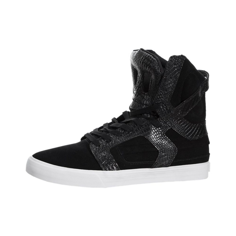 Inalti Barbati Supra SkyTop II Negrii | FYDIS8354