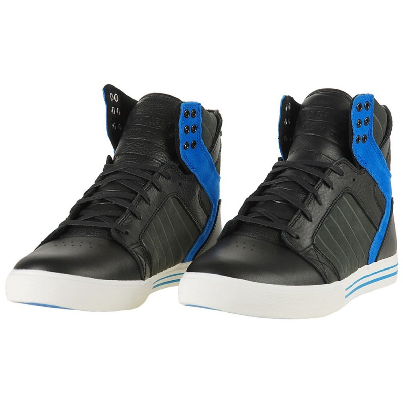 Inalti Barbati Supra SkyTop Negrii Albastri | IHSXP2649