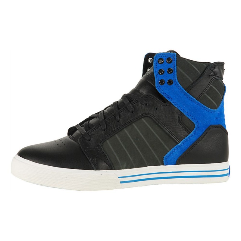 Inalti Barbati Supra SkyTop Negrii Albastri | IHSXP2649