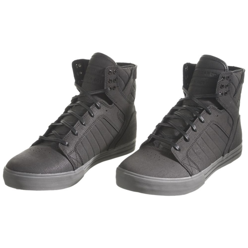 Inalti Barbati Supra SkyTop Negrii | DUXQF8361