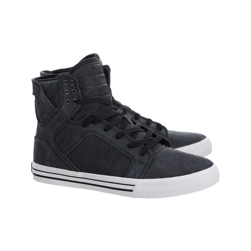 Inalti Barbati Supra SkyTop Negrii | EQXCW8951