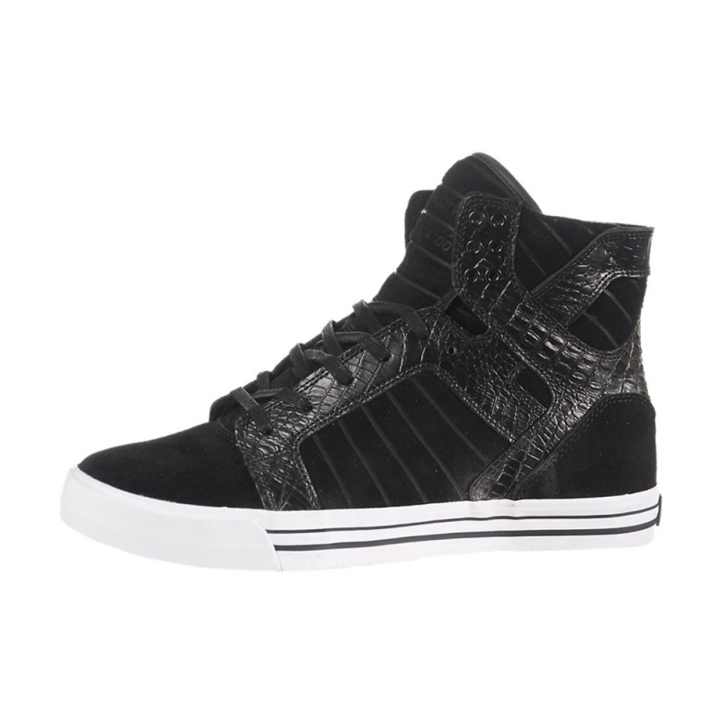 Inalti Barbati Supra SkyTop Negrii | KEWRF7480