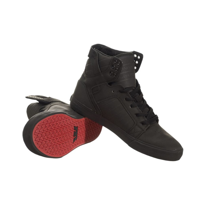 Inalti Barbati Supra SkyTop Negrii | YHCGF3946