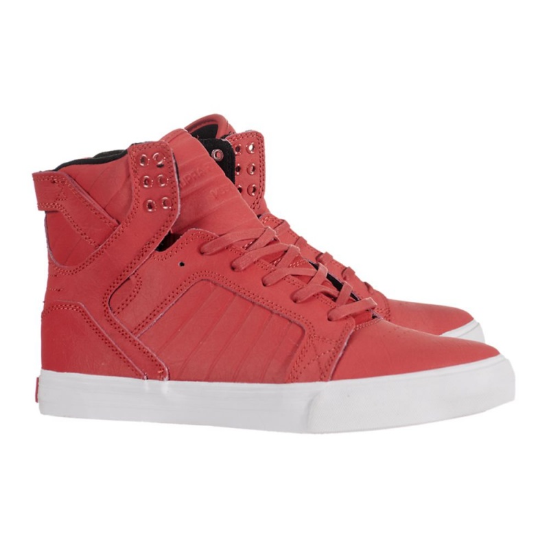 Inalti Barbati Supra SkyTop Rosii | GAOXR9861