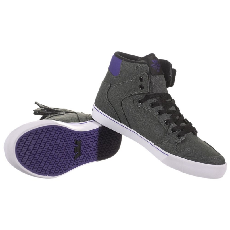 Inalti Barbati Supra Vaider Gri Violet | DQFXJ0985