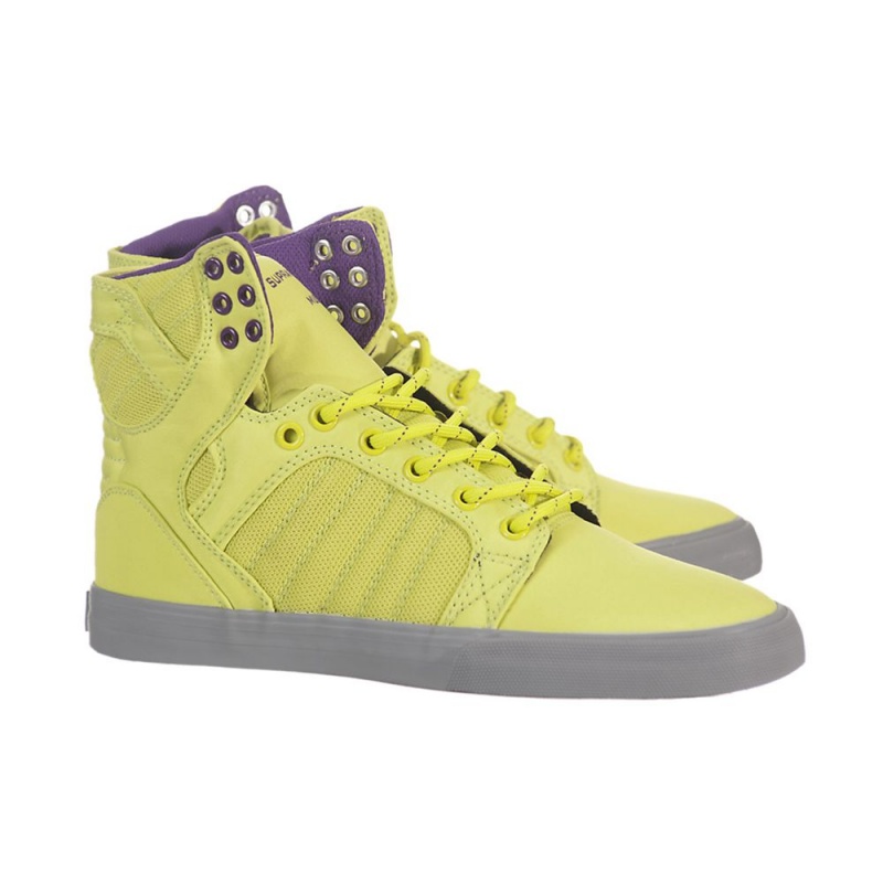 Inalti Dama Supra SkyTop Galbeni | MYUSE5183