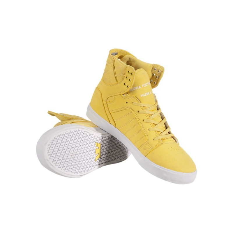 Inalti Dama Supra SkyTop Galbeni | ZPOAK5946