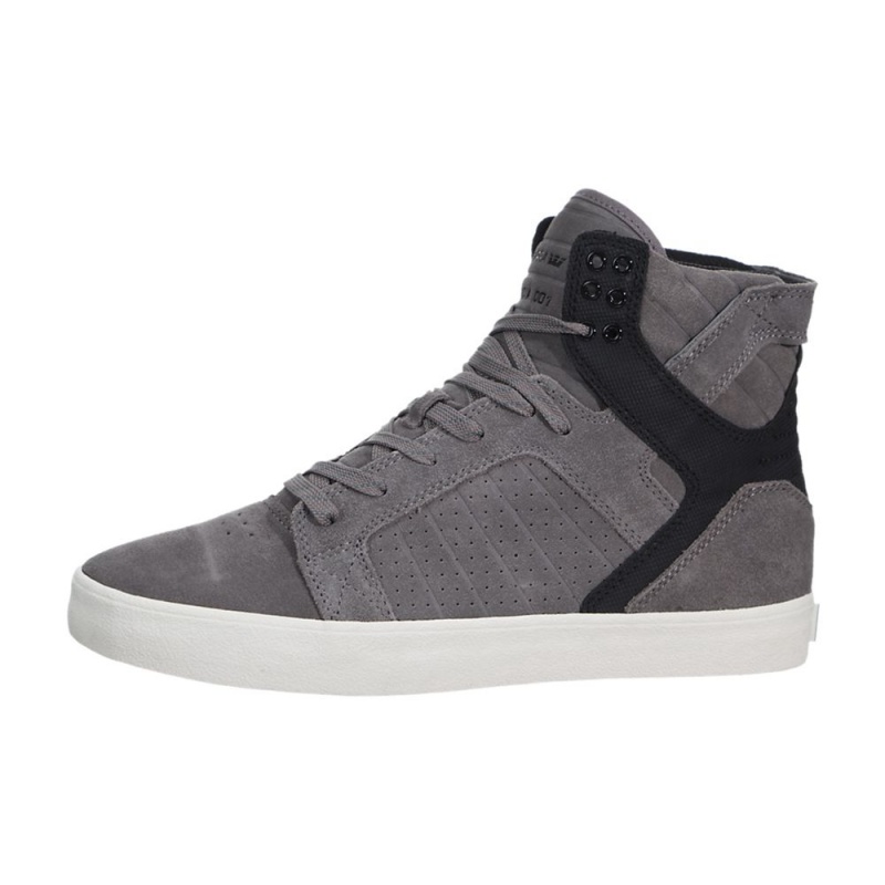 Inalti Dama Supra SkyTop Gri Negrii | VPQDK3961