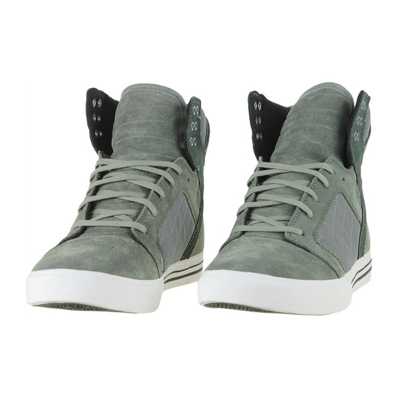 Inalti Dama Supra SkyTop Gri Verzi | JCTUX7834