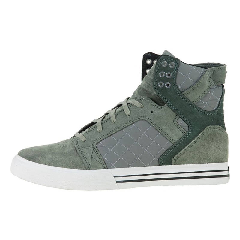 Inalti Dama Supra SkyTop Gri Verzi | JCTUX7834