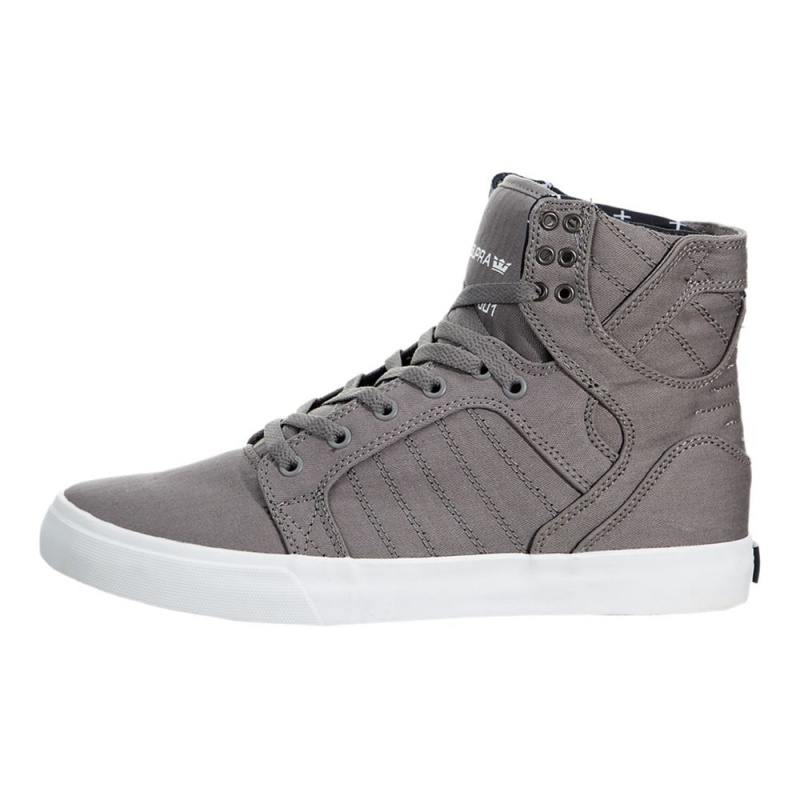 Inalti Dama Supra SkyTop Gri | STUKI3059