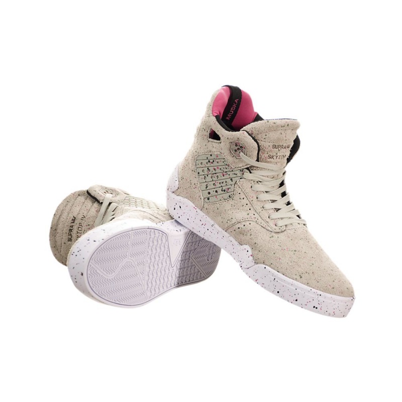 Inalti Dama Supra SkyTop IV Kaki | CLXQR6325