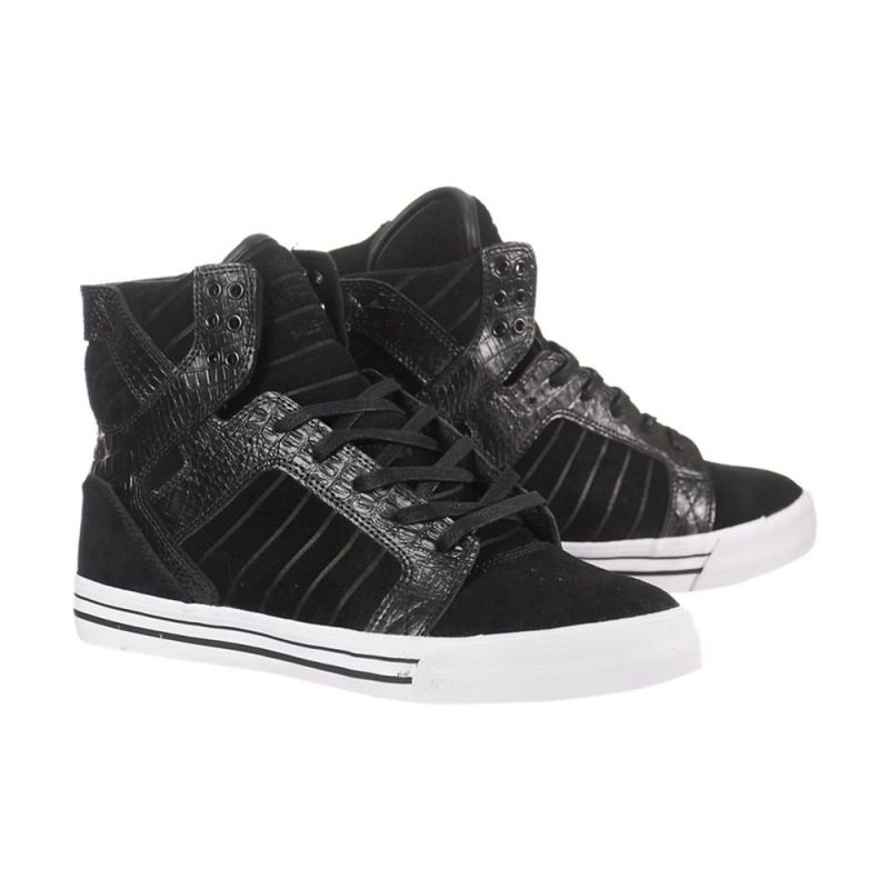 Inalti Dama Supra SkyTop Negrii | OHQND6134