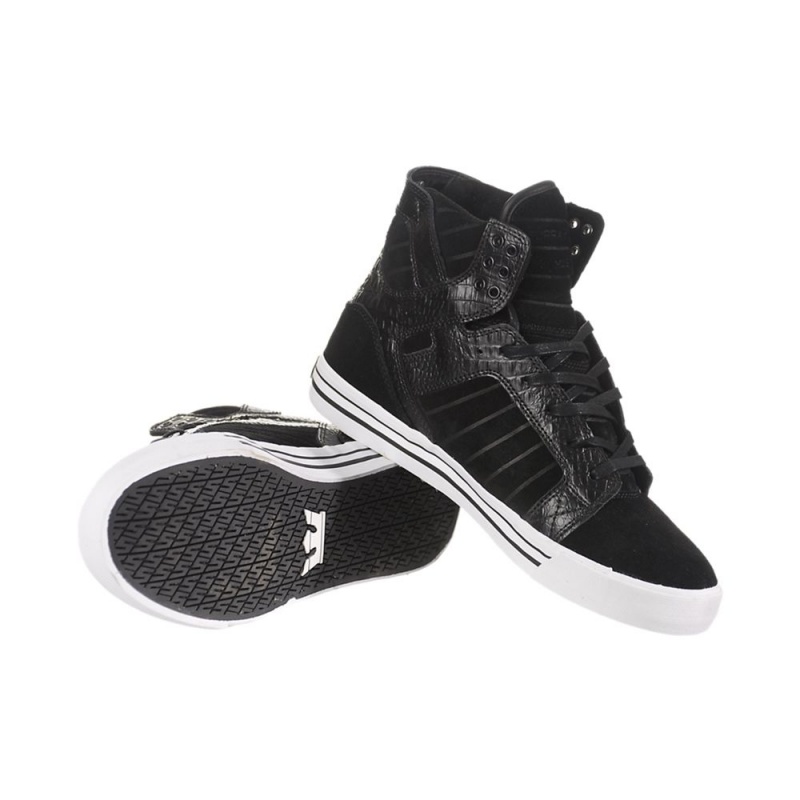 Inalti Dama Supra SkyTop Negrii | OHQND6134