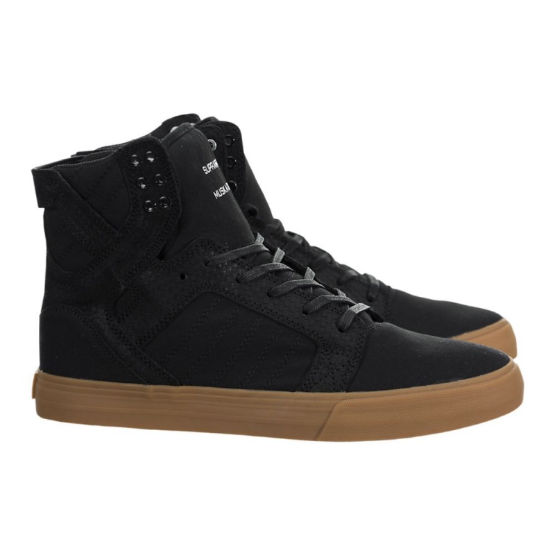 Inalti Dama Supra SkyTop Negrii | QFCNJ8365